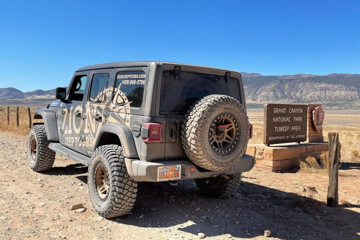 This image is by Zion Jeep Tours.