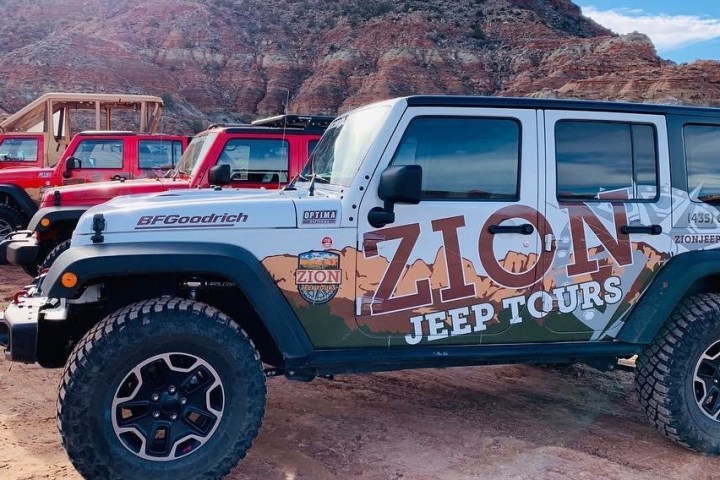 This image is by Zion Jeep Tours.