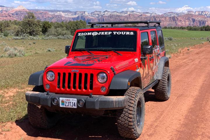 This image is by Zion Jeep Tours.