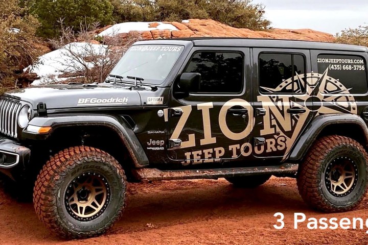 This image is by Zion Jeep Tours.