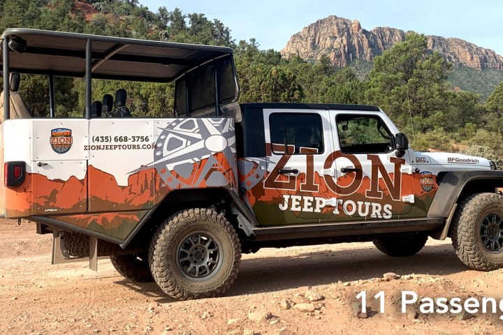 This image is by Zion Jeep Tours.
